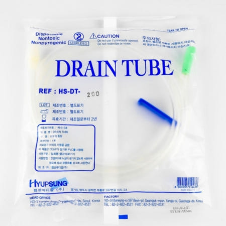 로지프로 멸균 드레인튜브 (HS-DT-060) 연결용튜브