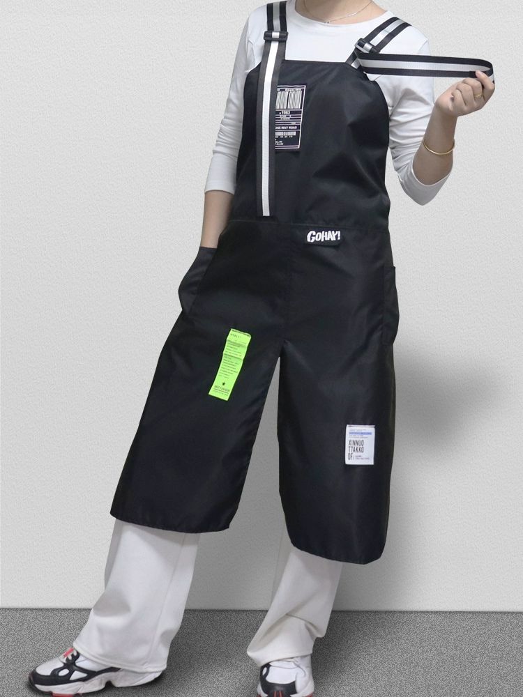 남성 트렌디 앞치마 이발사 네일샵 식당 주방 작업용