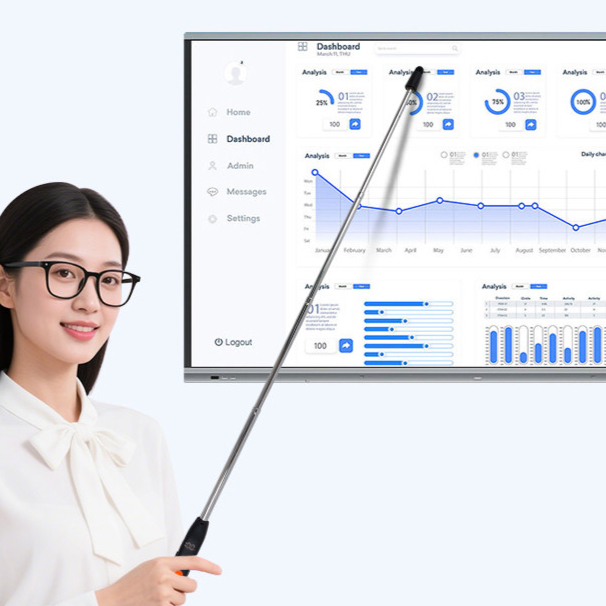 충전식 전자 칠판펜 PPT 수업 스마트 보드 터치펜 - 상품 이미지
