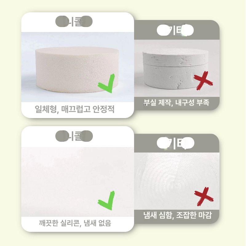 실리콘 머핀틀 제빵 소도구 홈베이킹 도구 베이킹몰드 6인치 높이 6.8 원형 - 상세 이미지 4