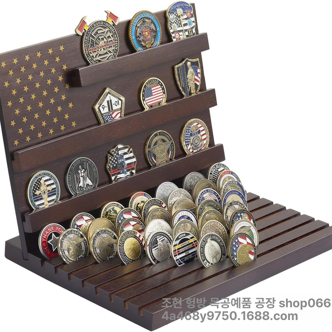 코인 거치대 주화 메달 디스플레이 스탠드 받침대 전시대 - 상품 이미지