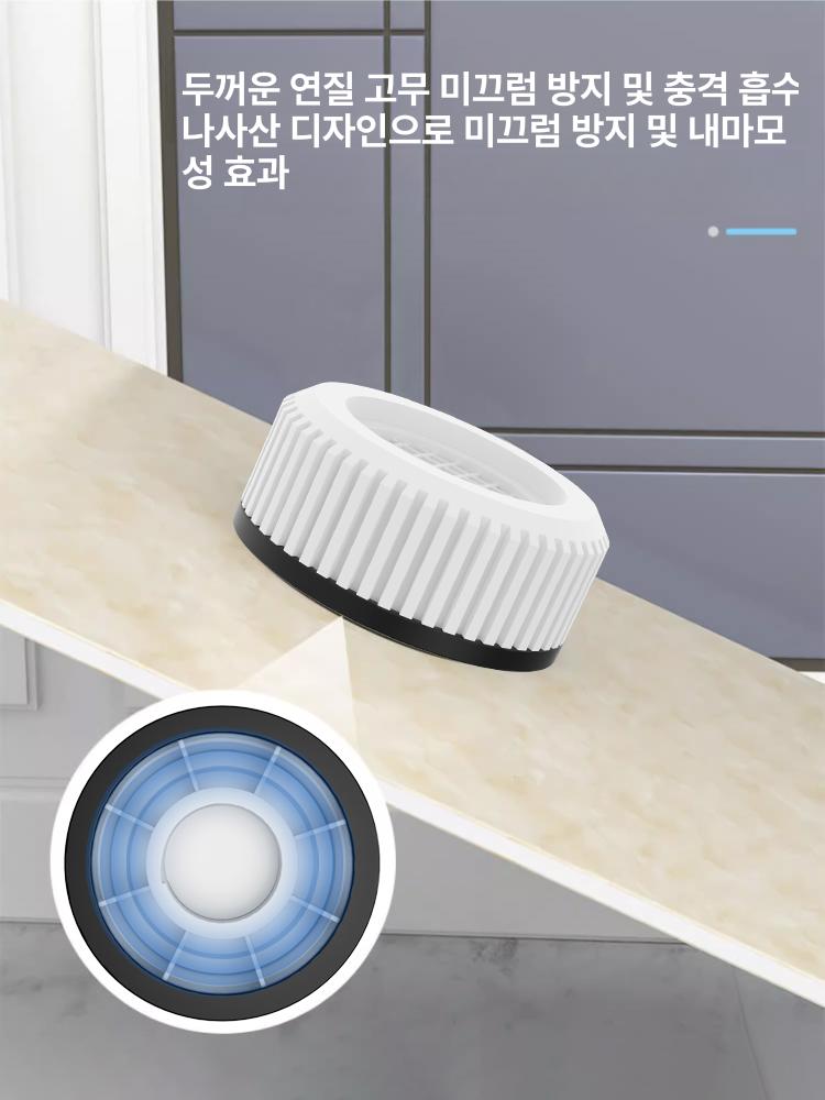 다리 DIY 높이조절 지지대 부속 책상 테이블 메탈 화이트 단층 - 상세 이미지 3