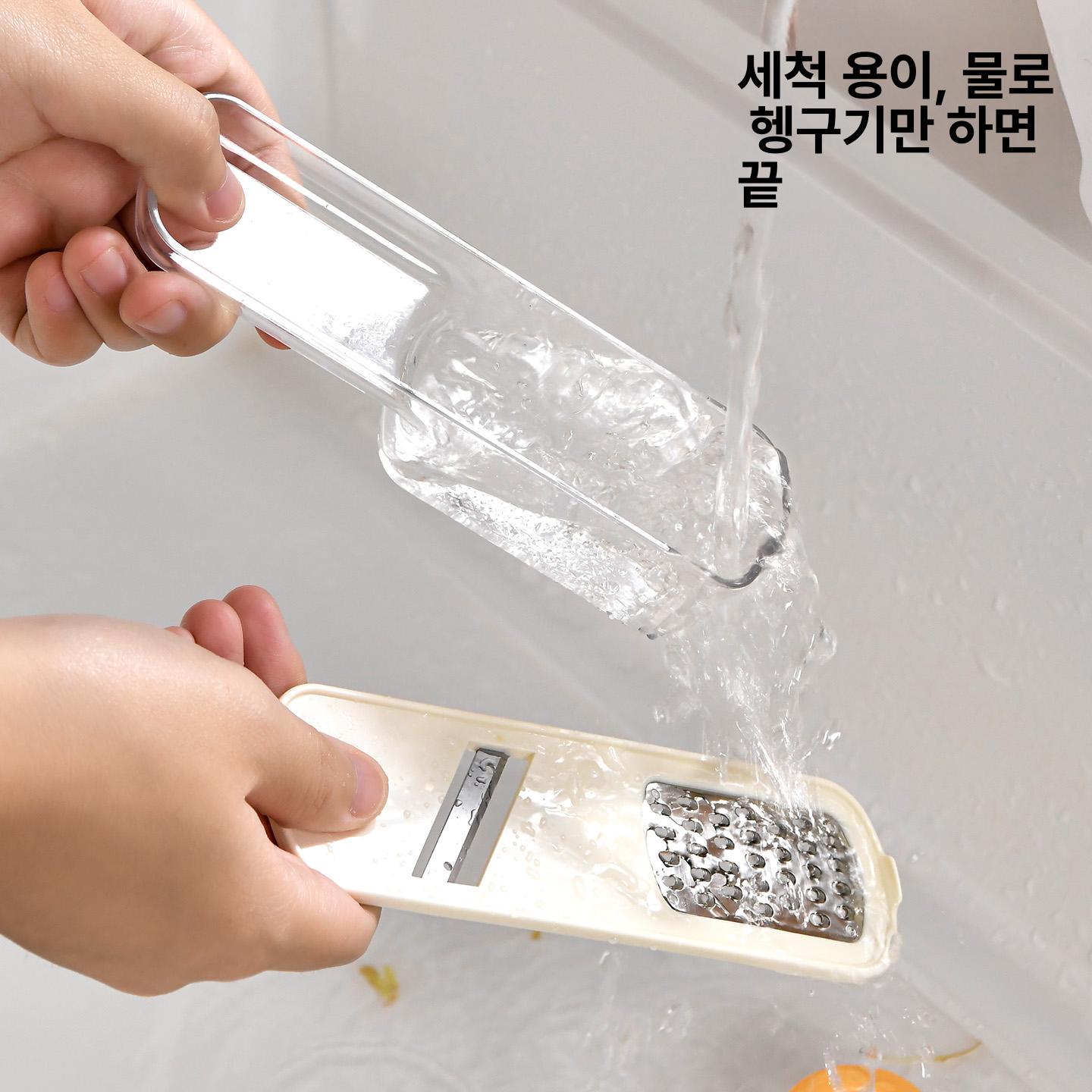 마늘 슬라이스 세절기 다지기 편썰기 채썰기 가정용 썰기 단일 항목 - 상세 이미지 5
