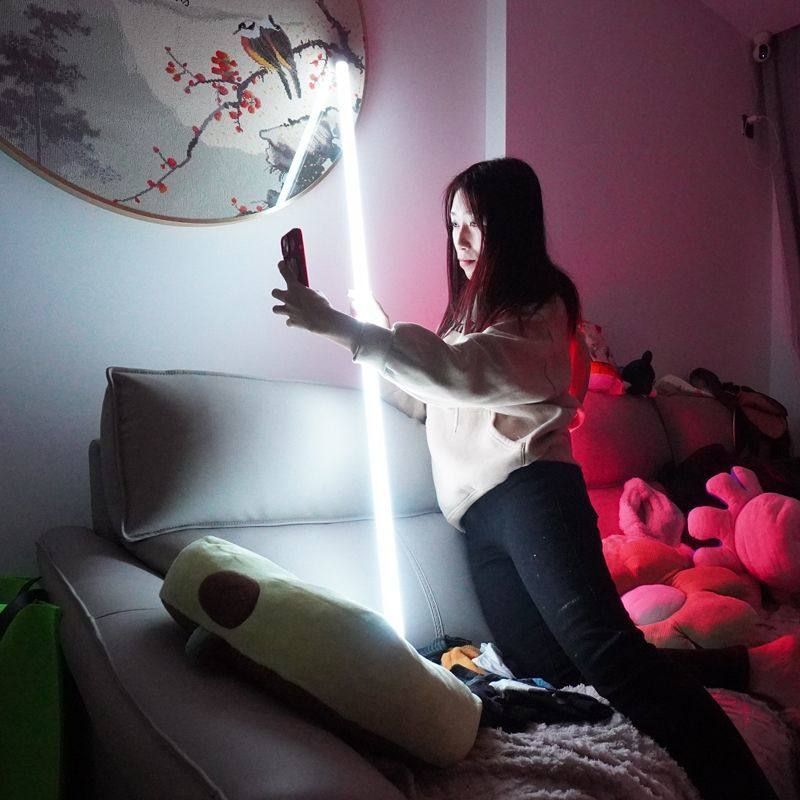 조명 램프 플로어 조명봉 스탠드 모던 1A 스탠드조명 아이스 블루 길이 1 - 상세 이미지 5