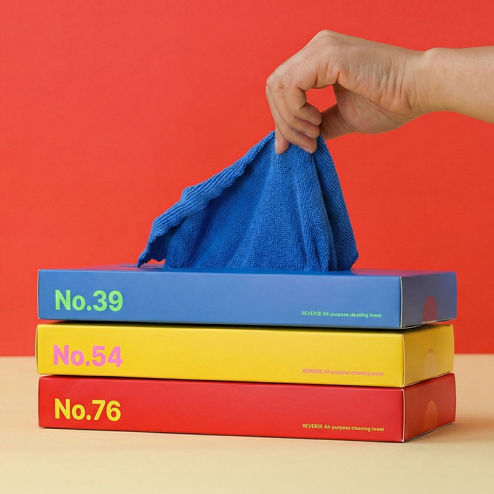 디센느 리버스 극세사 세차 타월 다용도 차량용 걸레 드라잉 버핑 타올 수건 30매 제품 이미지