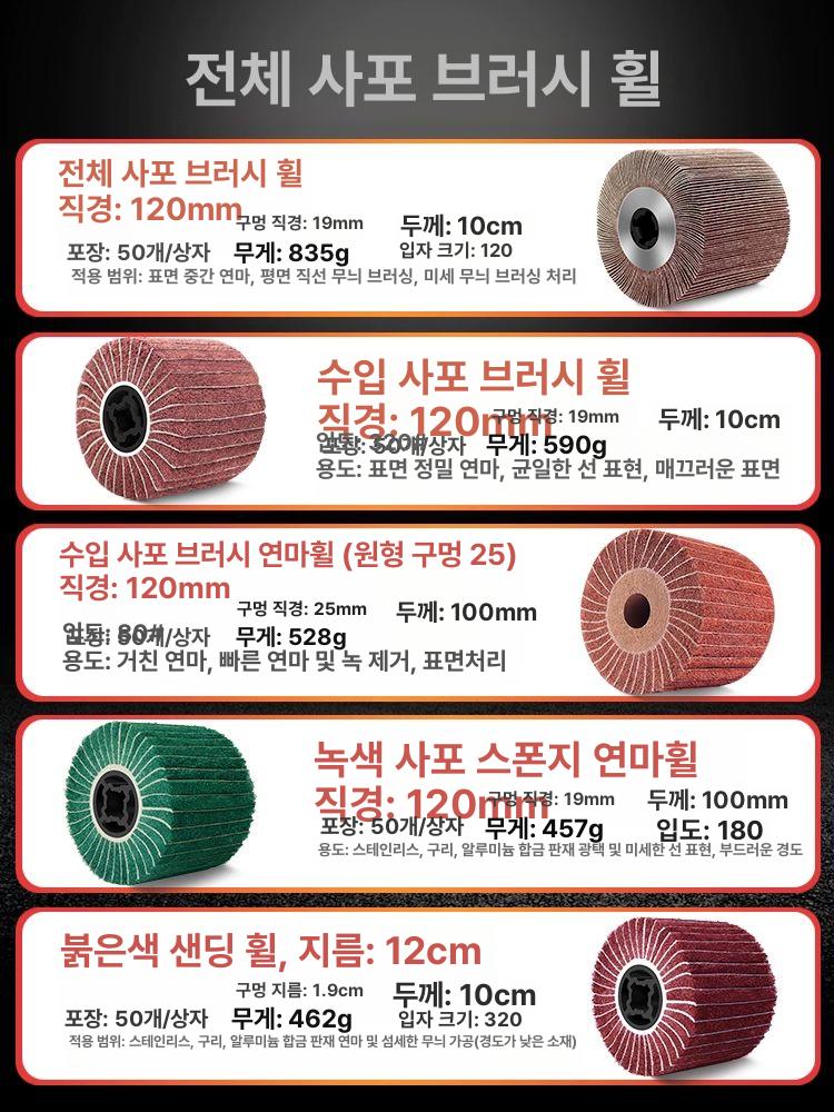 스틸 와이어 브러쉬 스테인리스 헤어라인 60 광택 와이어 - 상세 이미지 5