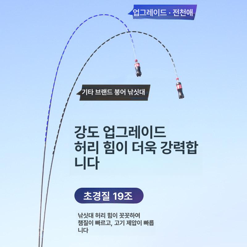 경질 내림 낚싯대 중층 대물 피싱 낚시대 - 상세 이미지 4