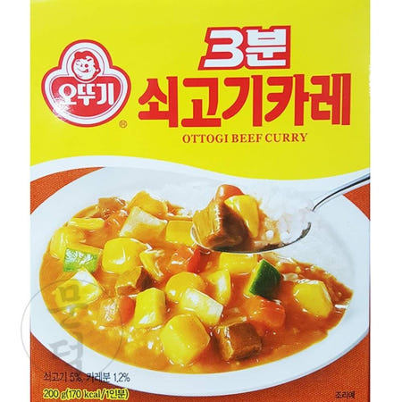 문덕 쇠고기 3분카레 200g x24p 오뚜기카레