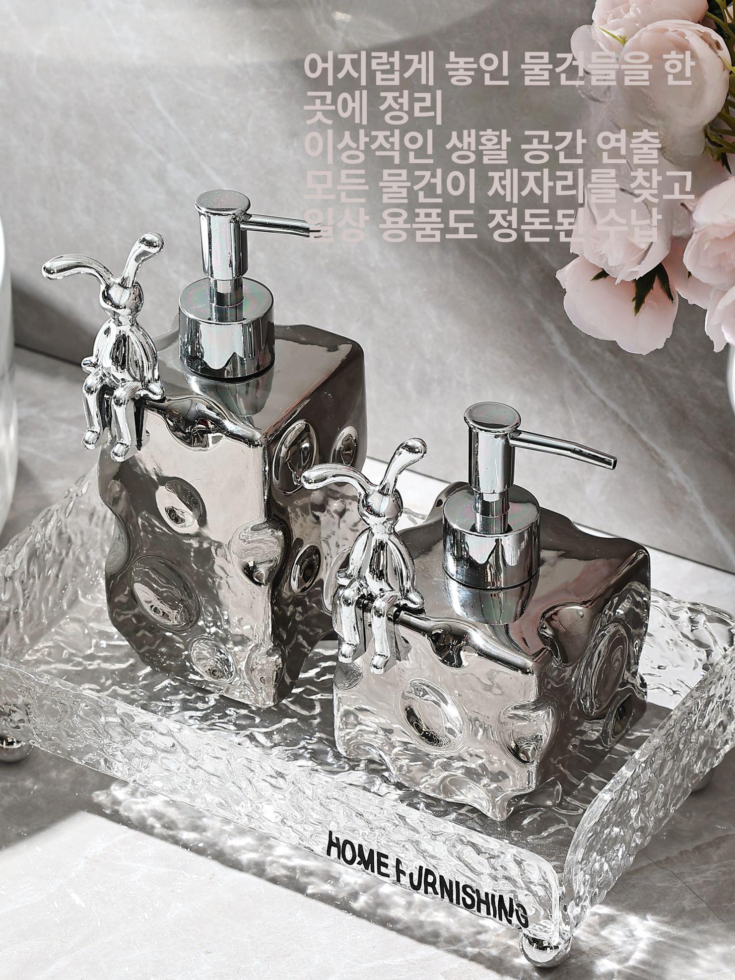 세라믹 디스펜서 핸드워시 바디워시 공병 다용도 디스펜서 - 상세 이미지 5