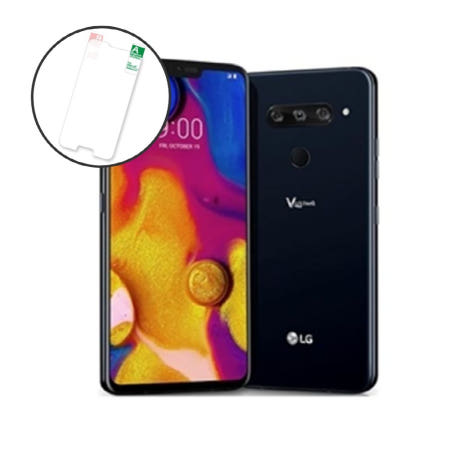 휴대폰보호필름 LG V40 ThinQ 고광택 투명 액정보호필름 2P