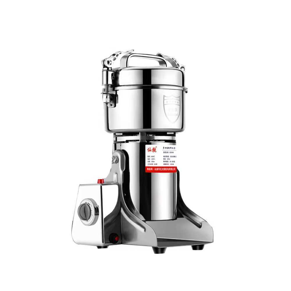 곡물 분쇄기 고추가루 사료 믹서기 식재료 고기 분말 강철 칼날형 - 상품 이미지