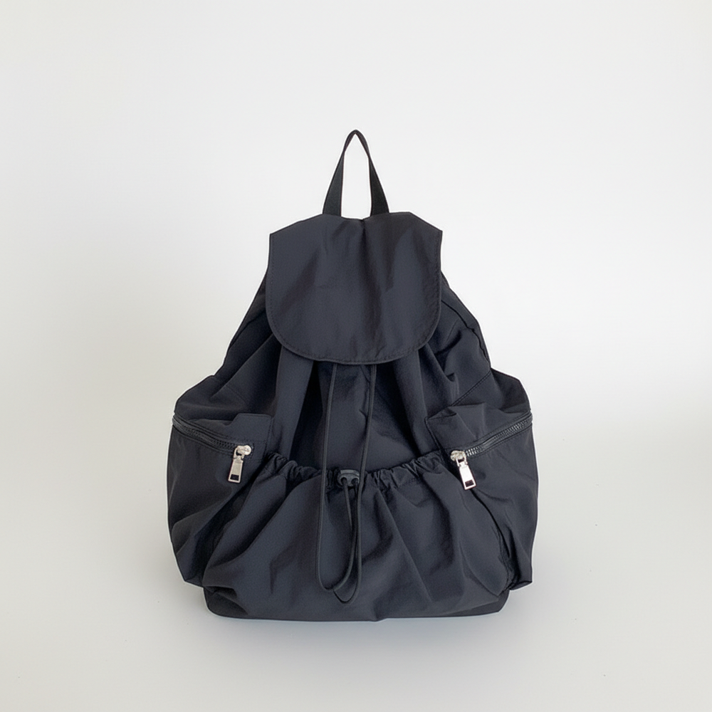 가벼운 스트링 복조리 백팩 여성 나일론 데일리 학생 여행 가방 여행용 배낭 CY853062