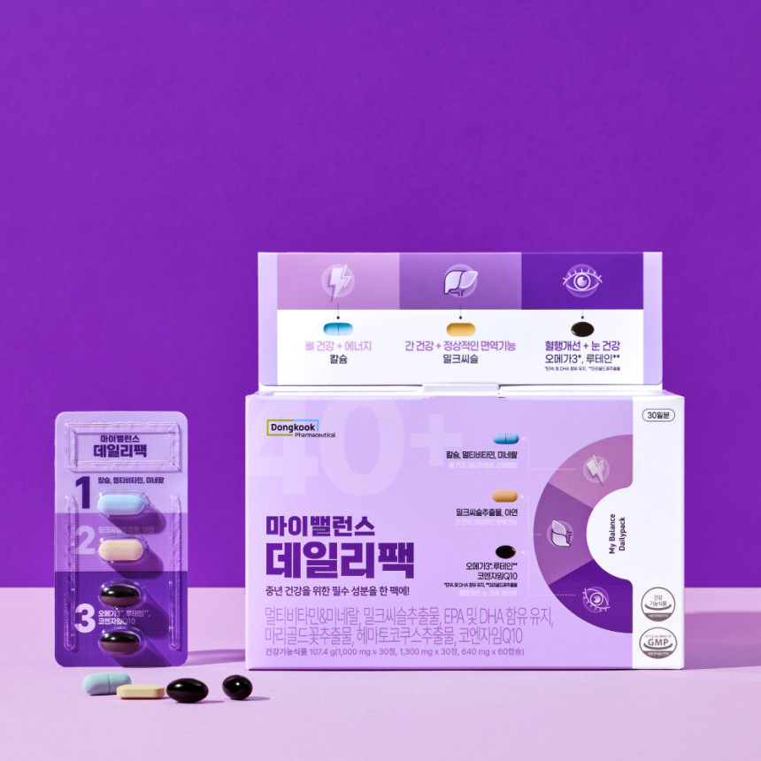 동국제약 마이밸런스 데일리팩 멀티비타민 미네랄 30일분 올인원 영양제