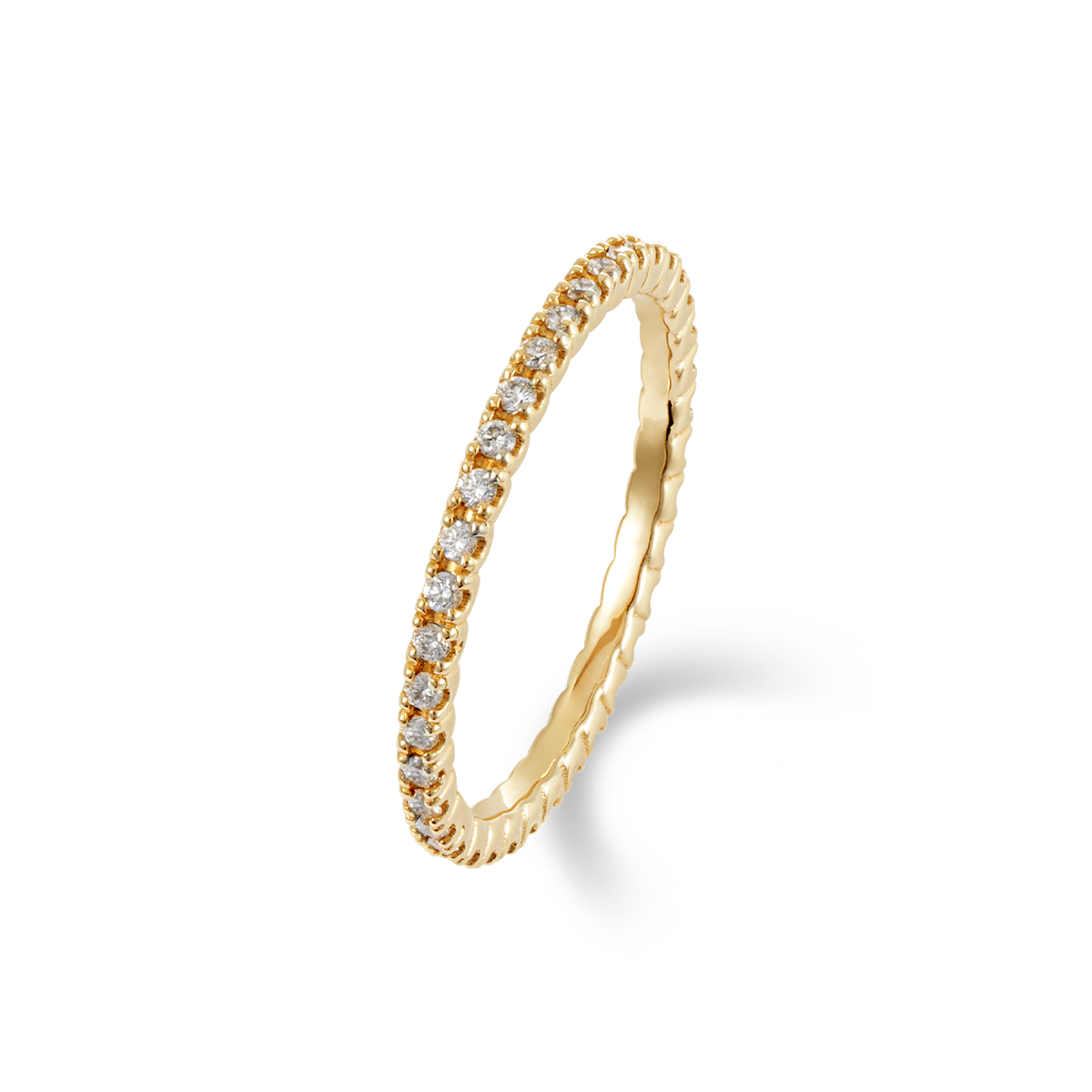 [파플] 1.2mm 클래식 이터니티 랩다이아 반지 14K 18K - 상품 이미지