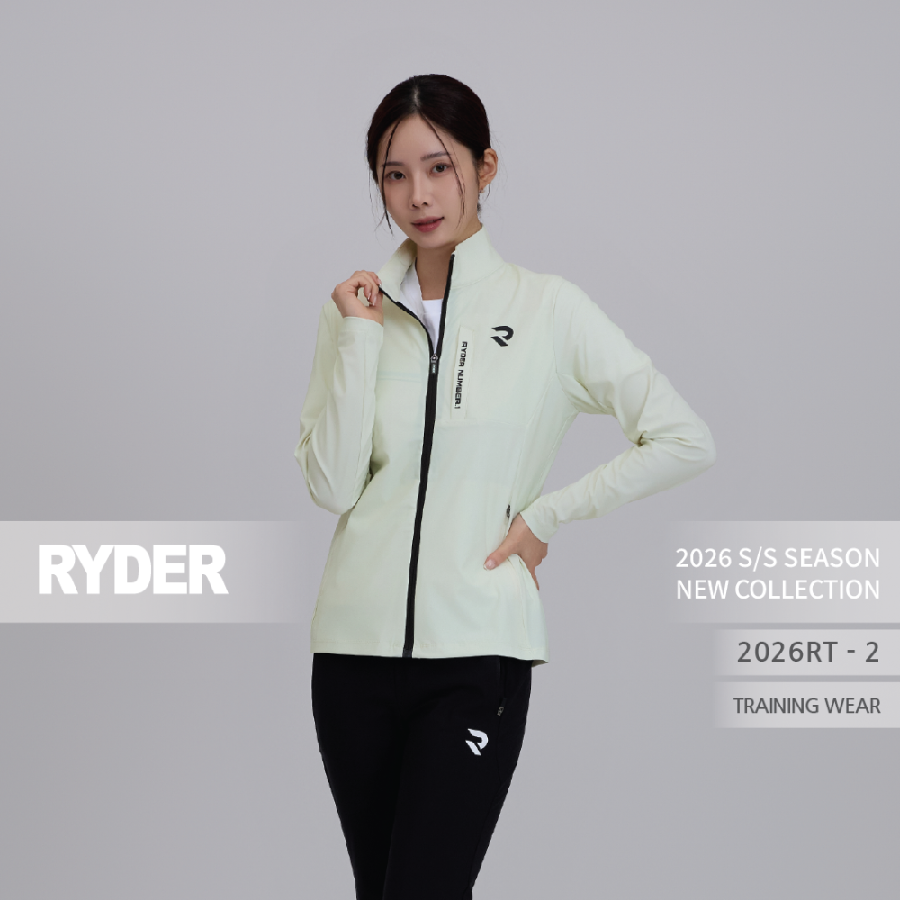 라이더 2026RT-2 트레이닝복 상의 집업 자켓 배드민턴 피클볼 탁구 스포츠웨어 - 상세 이미지 3