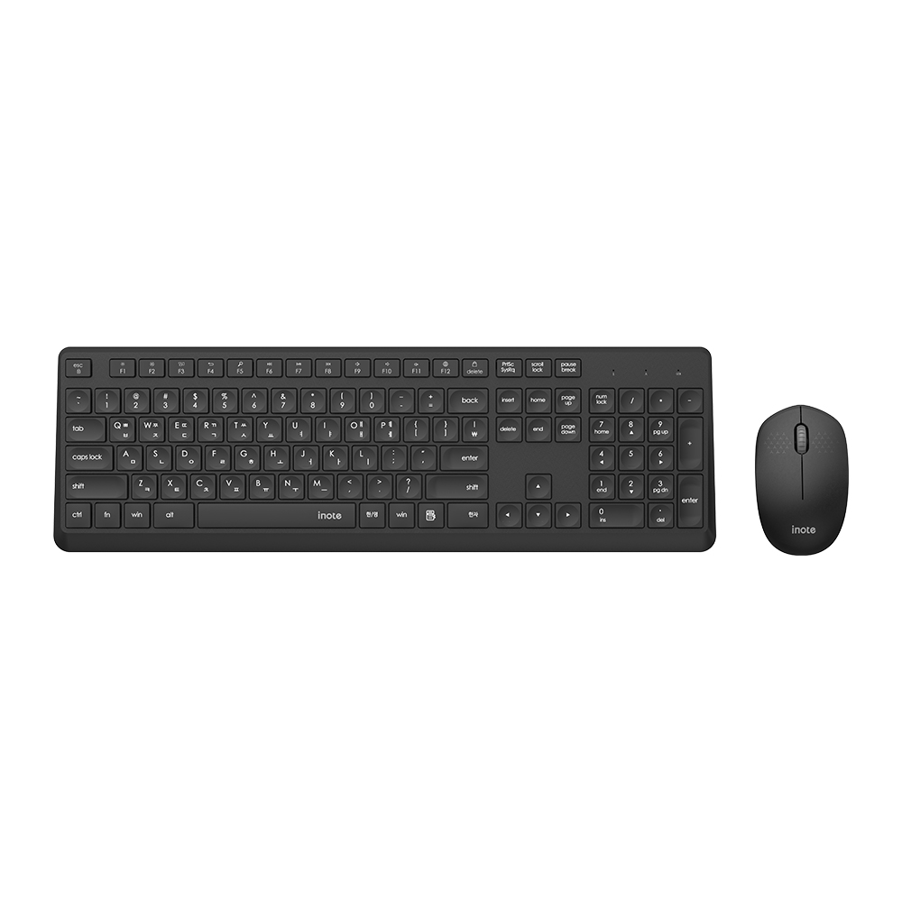 아이노트 KM730R 저소음 무선 키보드 마우스 세트 키스킨포함 블랙, 멤브레인 이미지 7