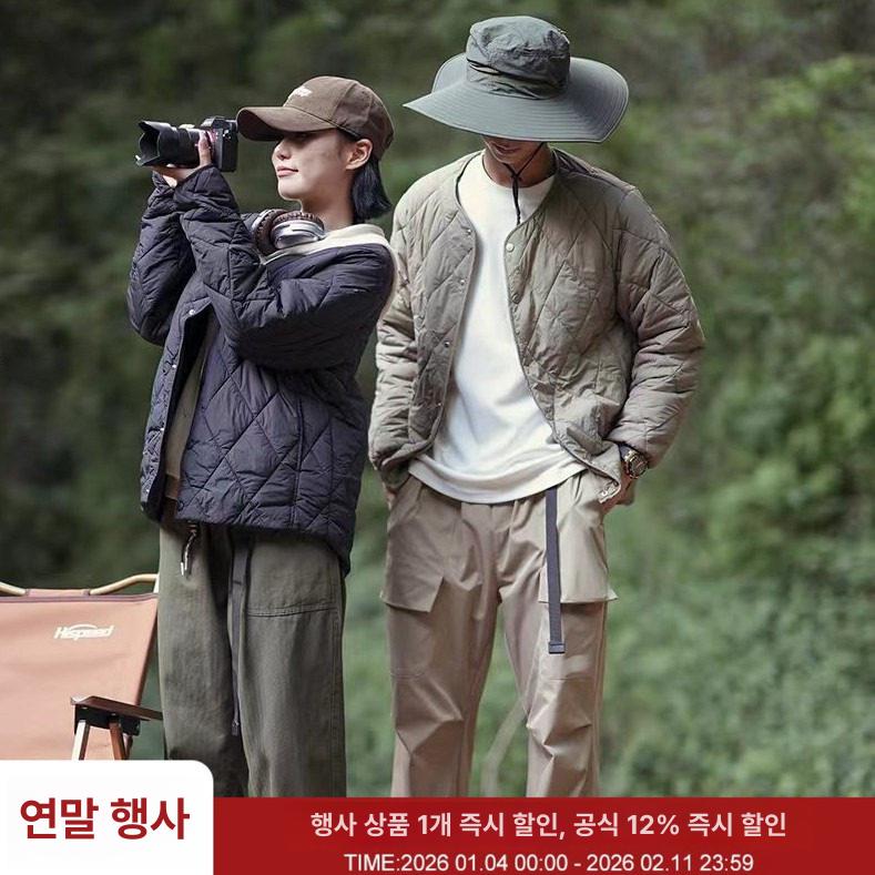 빅사이즈 밀리터리 퀼팅 자켓 깔깔이 누빔 점퍼 아우터 - 상세 이미지 2