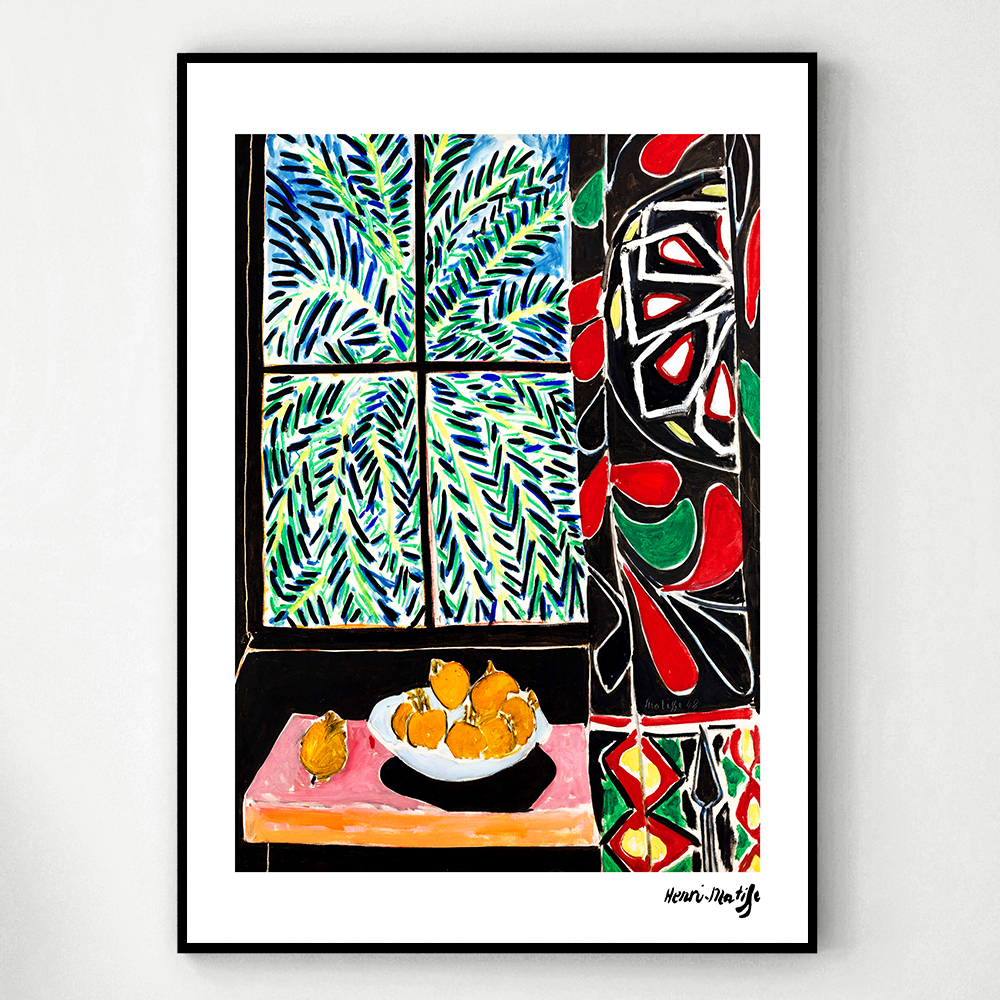 앙리마티스 인테리어 그림 액자 포스터 명화 Interior with Egyptian - 상세 이미지 3