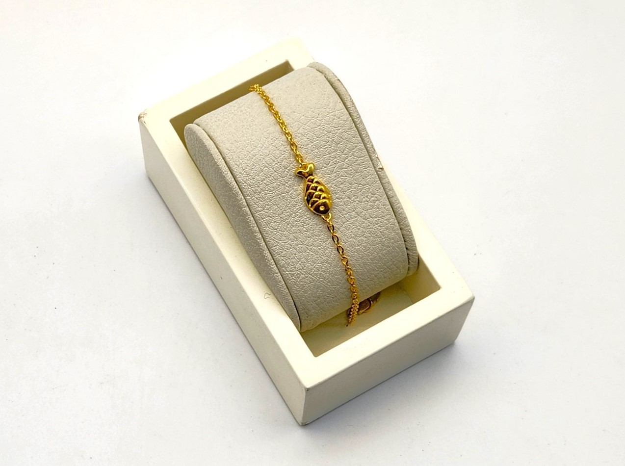 24K 순금 3.75g(1) 구피 팔찌(18K 연결고리 장식)