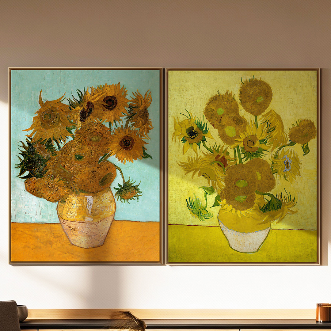 위아트 풍수 그림 인테리어 명화 그림 액자 정원 시리즈 원목 띄움 오크 액자 30호 이미지 7