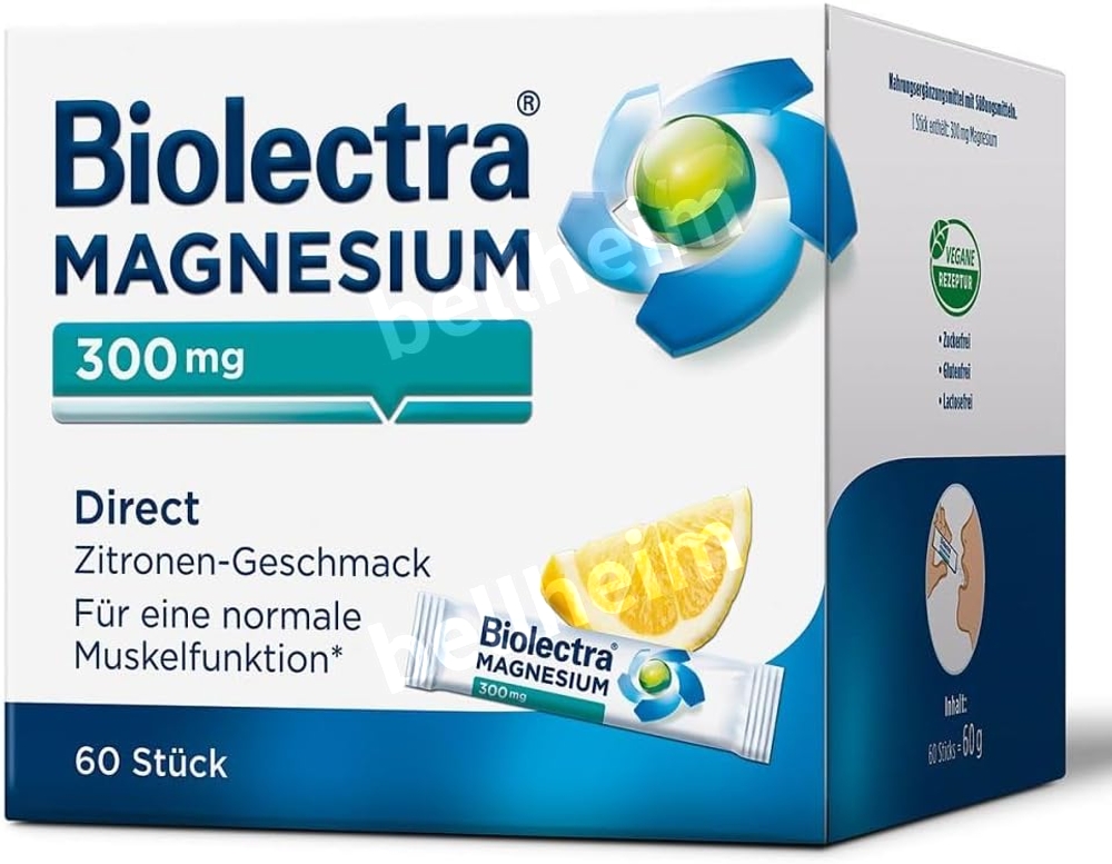 Biolectra 마그네슘 다이렉트 펠릿 60개