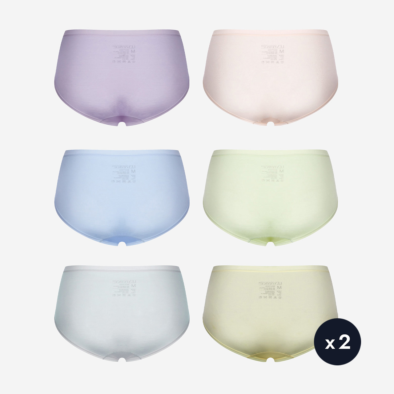 [2 Pack, 박스포장] 팬티 12개입 레브렌스 쿨라또 6종 세트 천연 텐셀 모달 팬티 - 상세 이미지 4