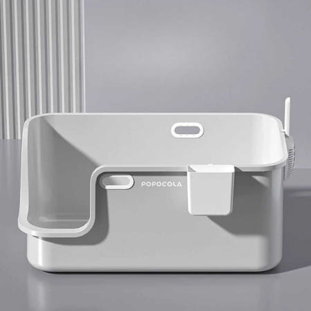 [해외]오픈형고양이화장실 초대형 특대형 계단54 메인쿤 1. 65x43 배변 상자