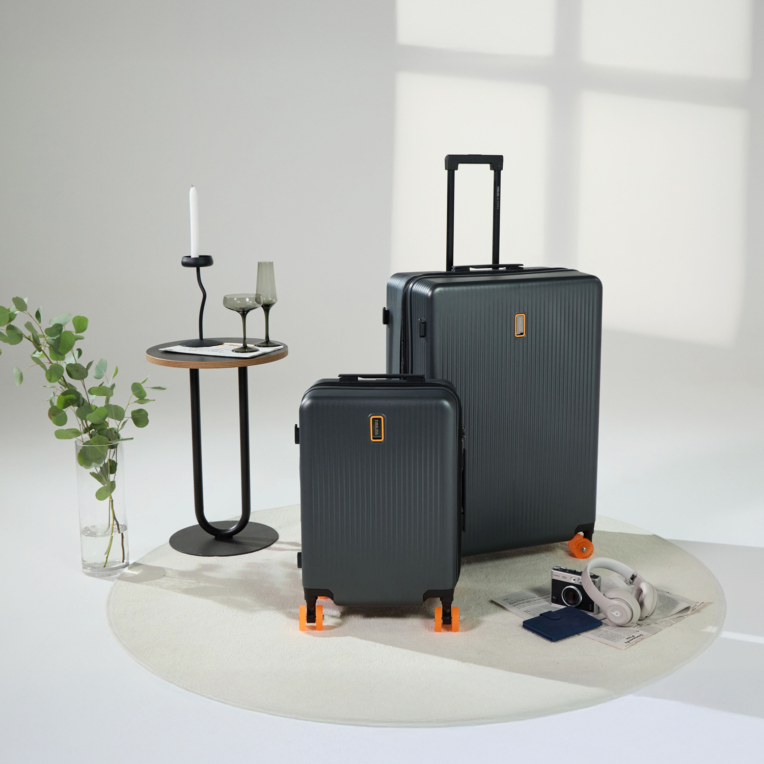 타임리스 퓨어릭 워시캐리어 68cm(24인치)+75cm(28인치) 안감분리 바퀴탈부착 여행가방 - 상세 이미지 3