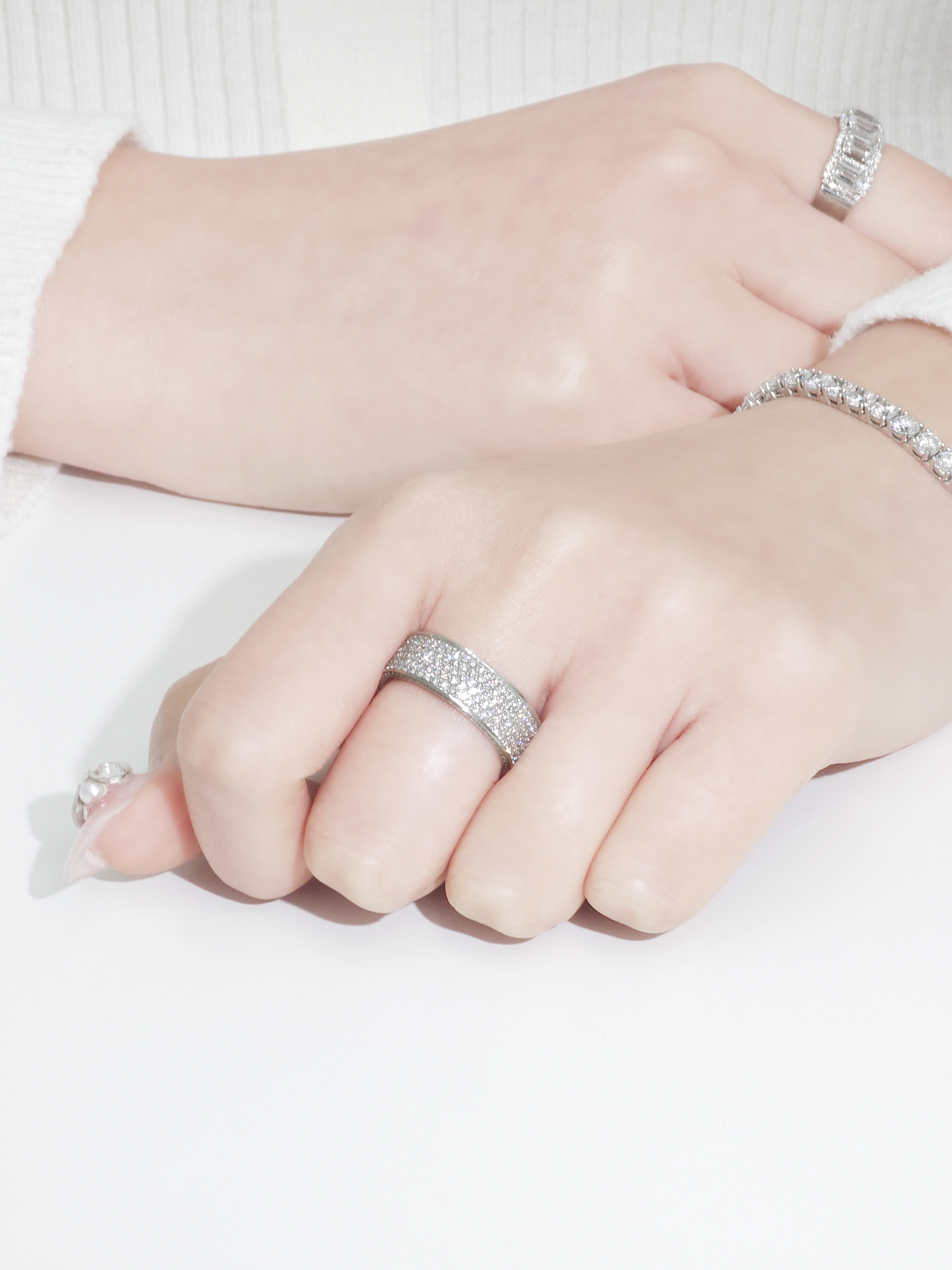 랩다이아몬드 반지 로얄링 14K 18K - 상세 이미지 5