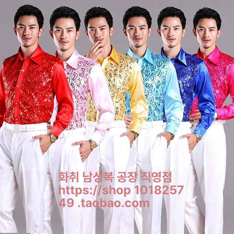 남성 공연 무대복 세트 스튜디오 신랑단 무대의상 - 상세 이미지 2