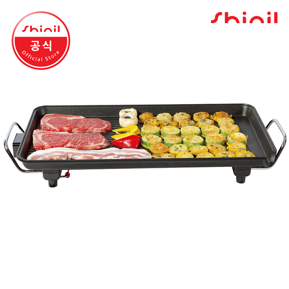 신일 전기그릴 국산 대형 삼겹살 고기굽는기계 가정용 명절