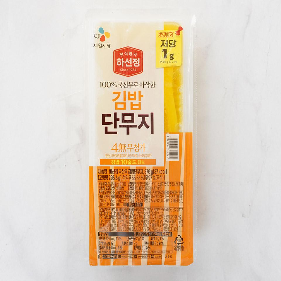 메가마트 CJ 하선정 김밥단무지 370g - 상품 이미지