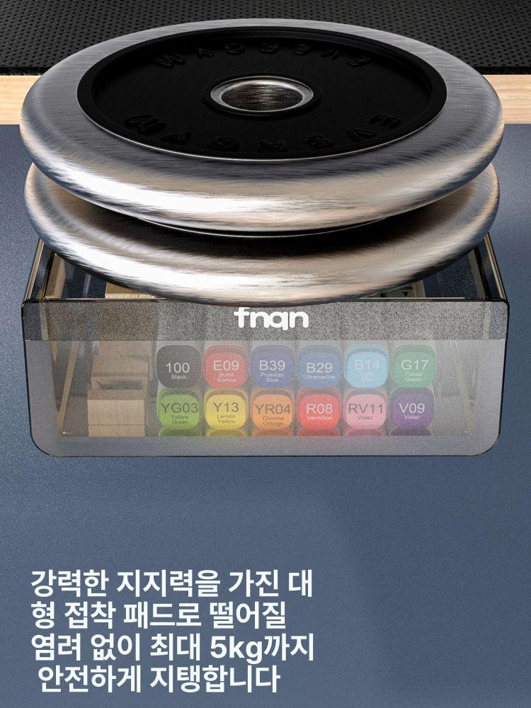 높이조절 모션 데스크 업그레이드 게이밍 듀얼 서랍형 무광 블랙 1개 - 상세 이미지 3
