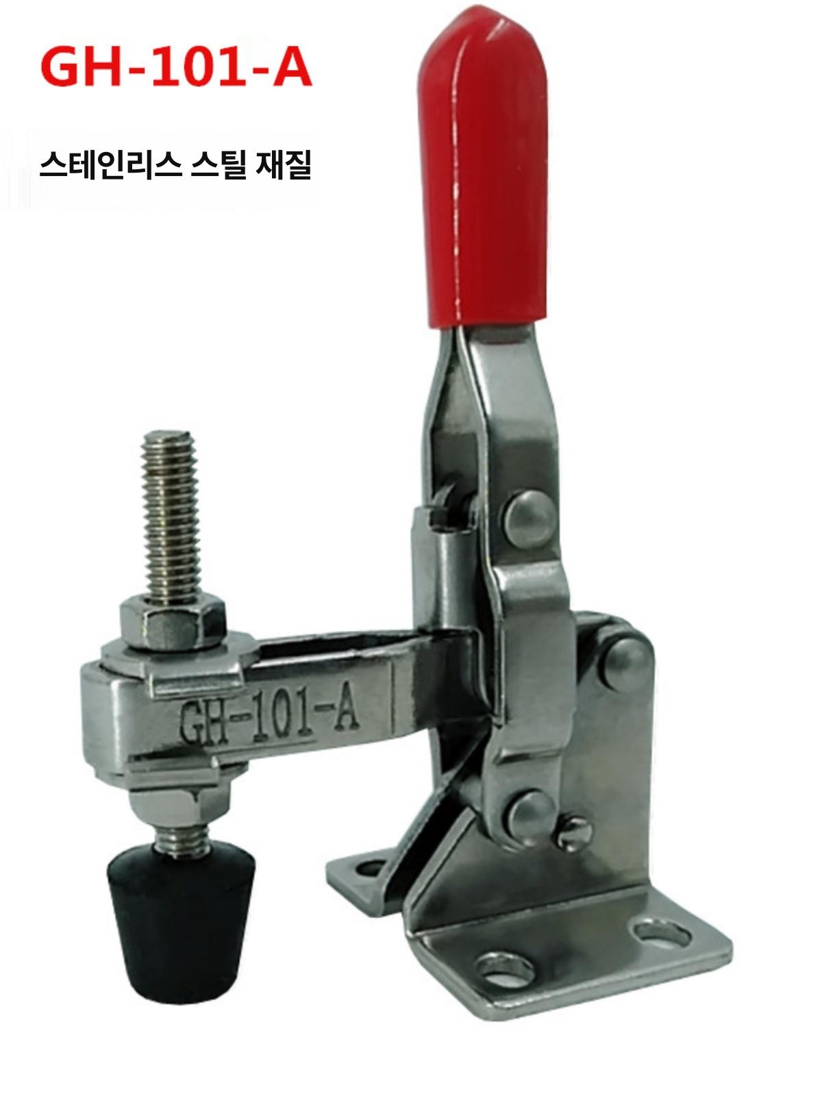 토글 클램프 L형 스핀들 수직 바이스 고정장치 고리형 gh-101-a - 상세 이미지 3
