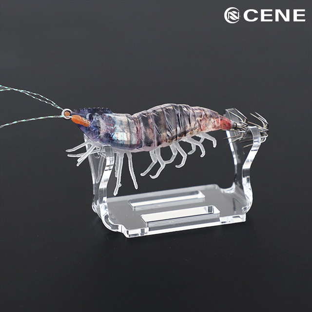 세네 쉬림프 라이트 에기 리얼 새우에기 수평 야광 UV 갑오징어 쭈꾸미 닭새우, 60mm - 상품 이미지
