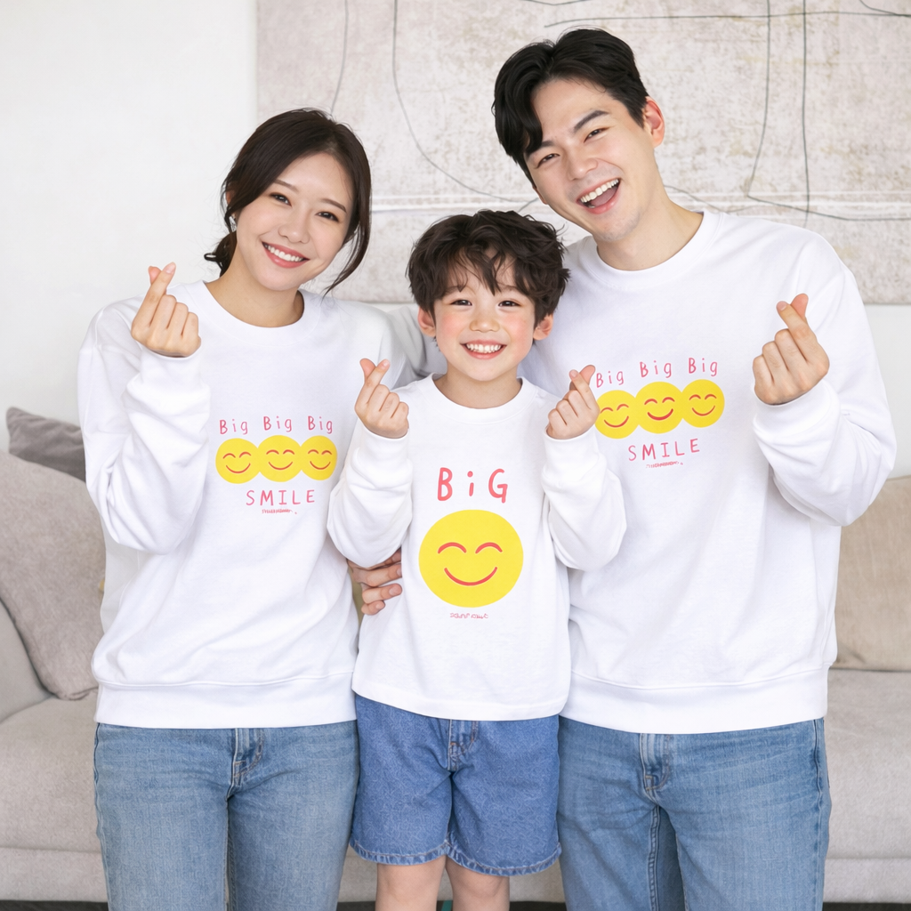 여행 대가족사진의상 돌촬영 패밀리룩 칠순환갑 웃어요 반팔 패밀리 21B07 이미지 6
