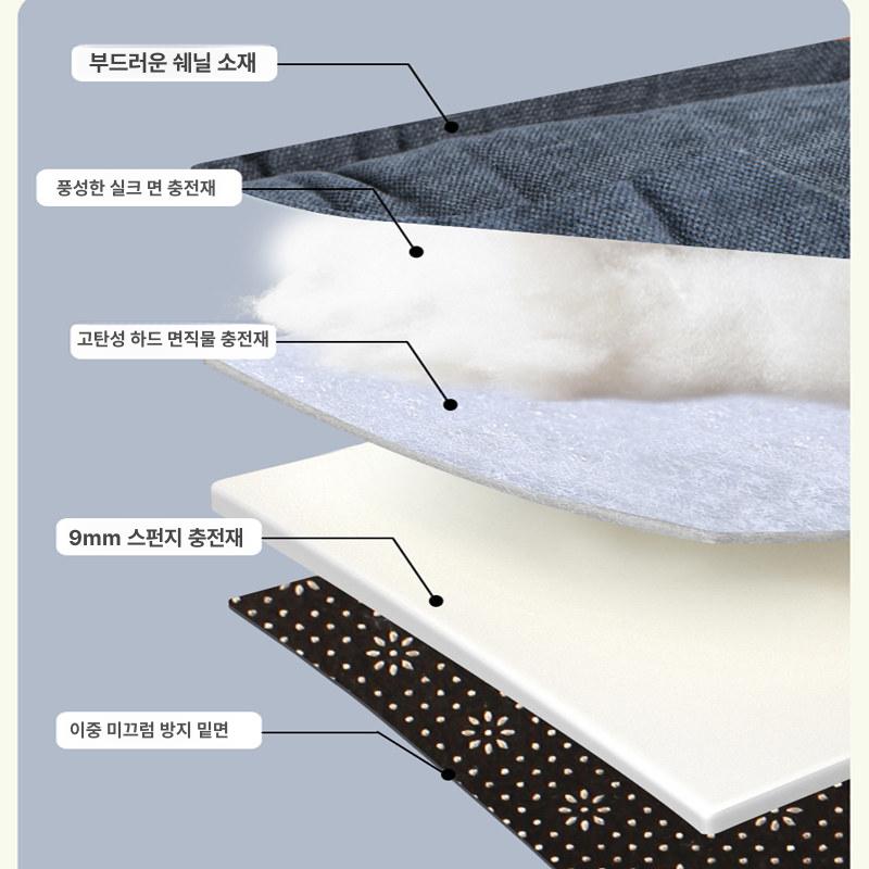 라탄 등나무 레저 의자 썬베드 눕는의자 캠핑 낚시 베란다용 - 상세 이미지 4
