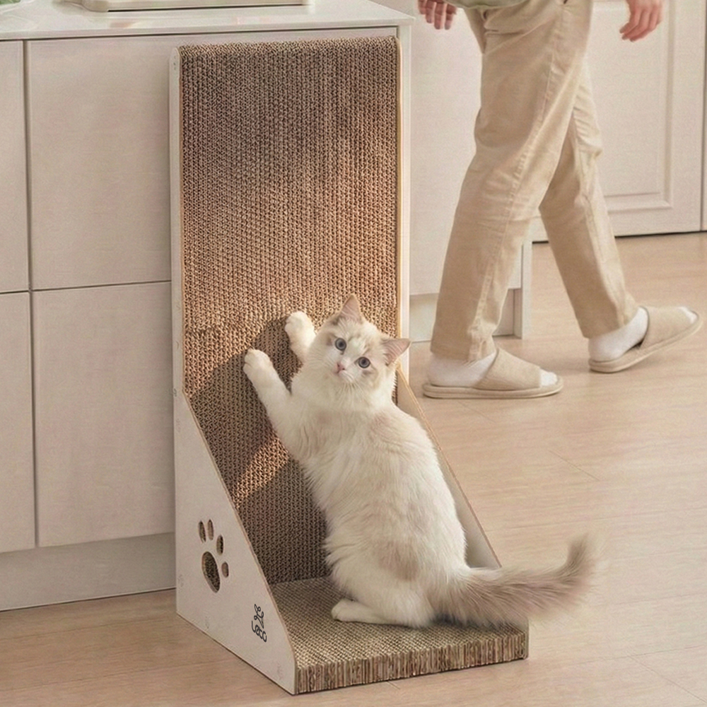 레토 원목 고양이 수직 스크래쳐 대형 90cm 이미지 4