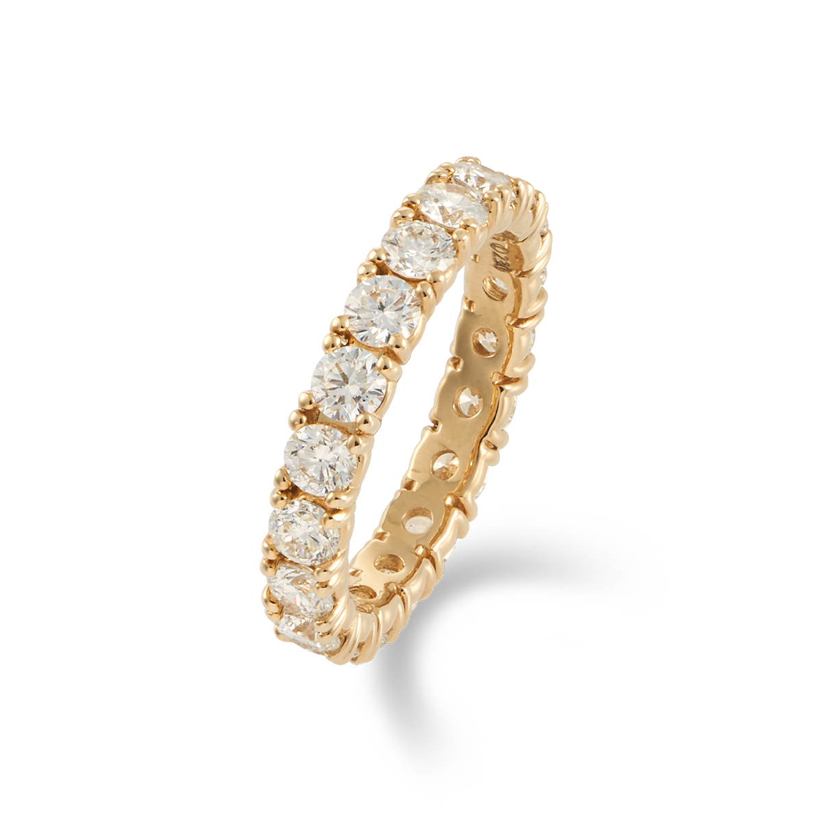[파플] 1부 3mm 클래식 이터니티 랩다이아 반지 14K 18K - 상품 이미지