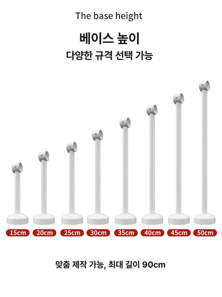 천장형 빨래 건조대 일자 건조랙 베란다 발코니 빨래봉 - 상세 이미지 5