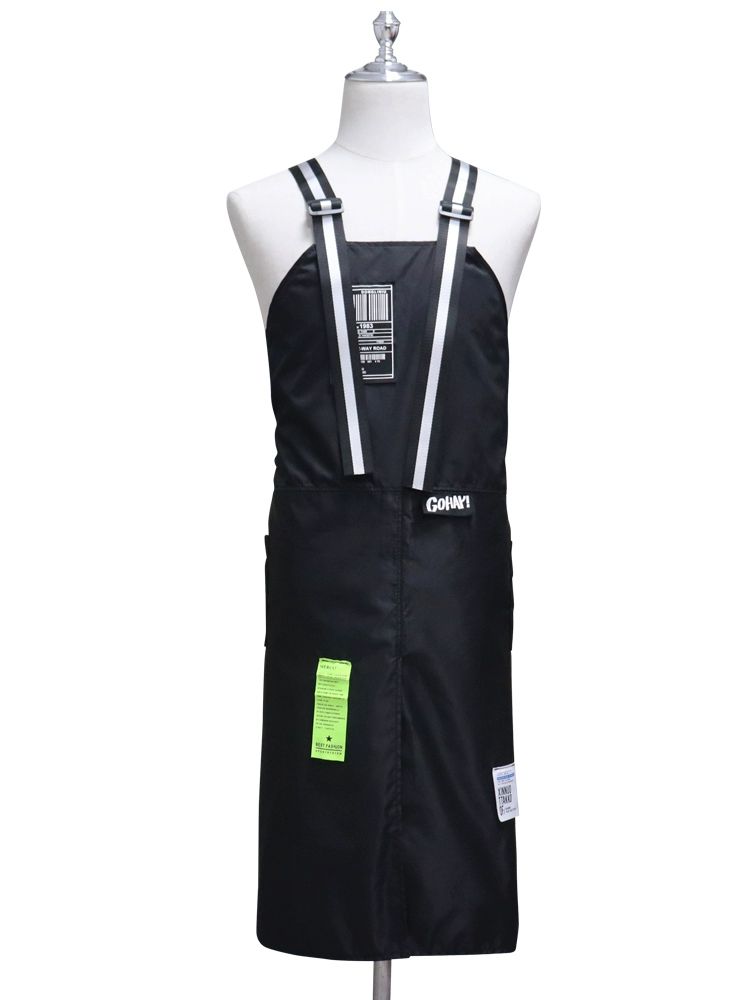 남성 트렌디 앞치마 이발사 네일샵 식당 주방 작업용