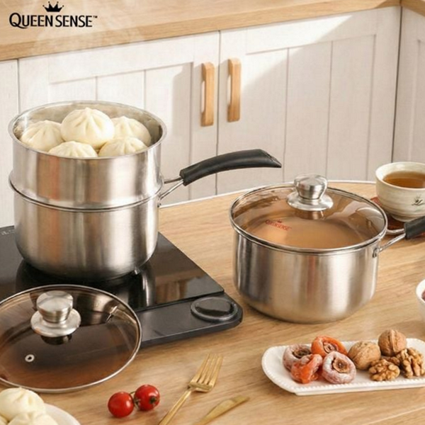 2단 스텐 찜기 냄비 스텐 찜솥 스테인리스 20cm 만두 주방 - 상품 이미지