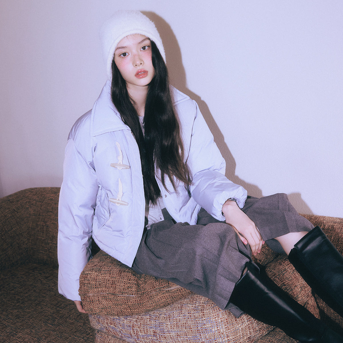 [N배송] 로엠 더플 숏다운 RMJDG11R11 - 상품 이미지
