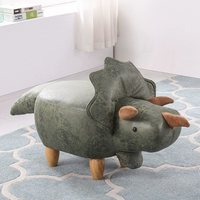 동물 수납 베드벤치 스토리지 벤치 놀이방 수납함 대형 그래스그린드래곤 48cm - 상세 이미지 3