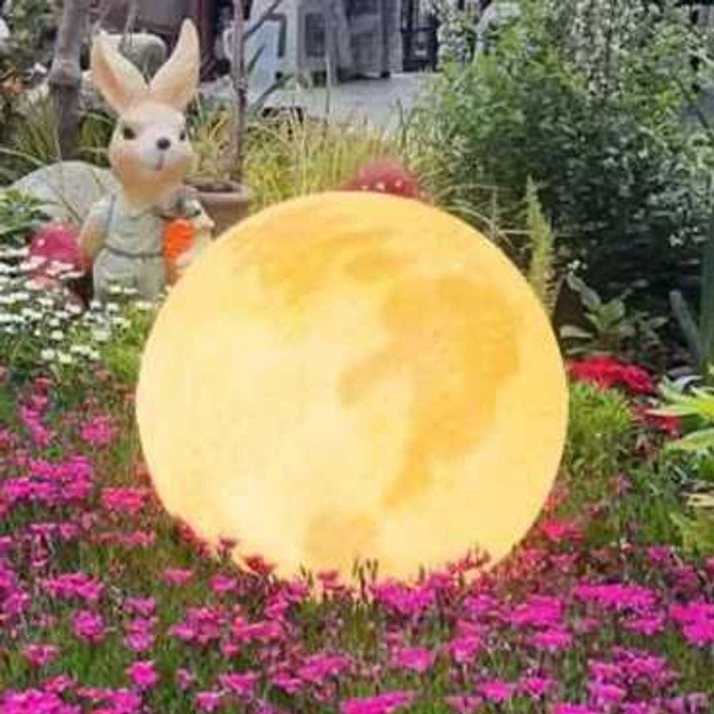 대형 달조명 가든 꾸미기 공원 조형물 방수 웨딩 장식 80cm 유선 - 상품 이미지
