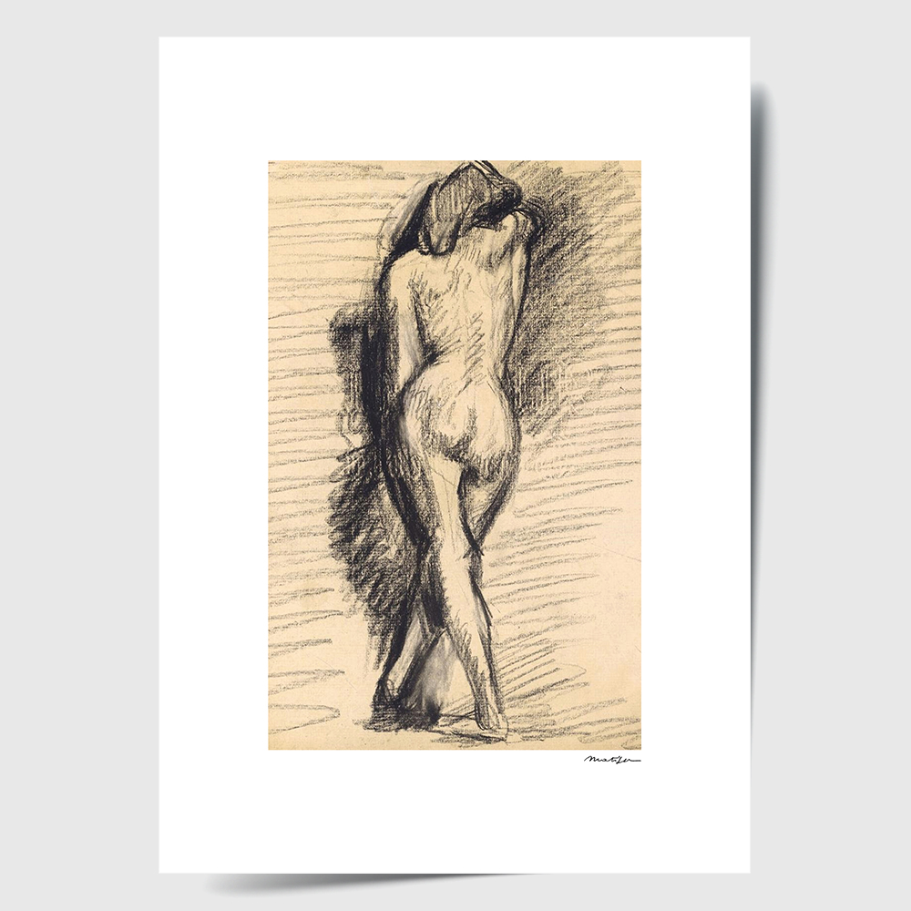 앙리마티스 인테리어 그림 액자 포스터 명화 Emale Nude from Behind - 상세 이미지 2