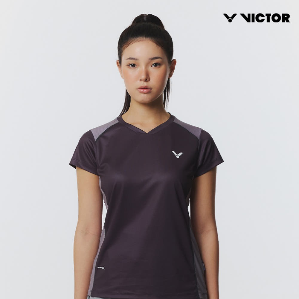 빅터 배드민턴 티셔츠 의류 경기복 VT26AGW018F