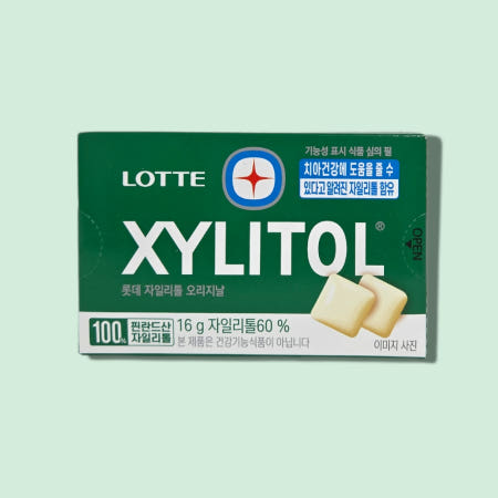롯데제과 자일리톨 코팅 오리지날 16g x12