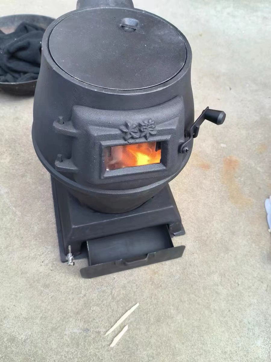 주물 드럼통 화롯대 화덕 화로 무쇠 옛날 가마솥 난로