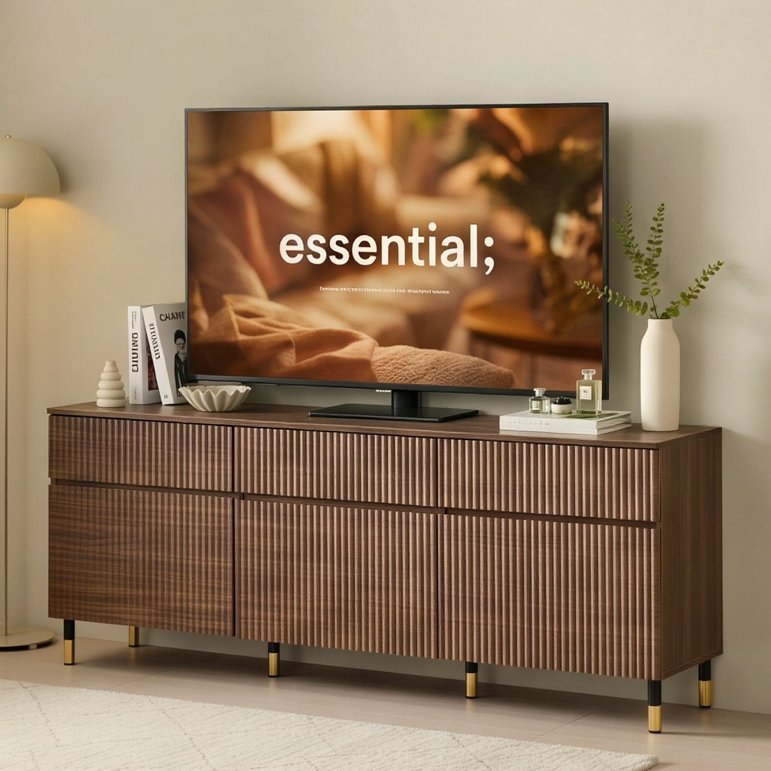 템바보드거실장 1800 낮은 거실장 tv 서랍장 3x3